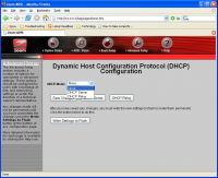 DHCP Screenshot